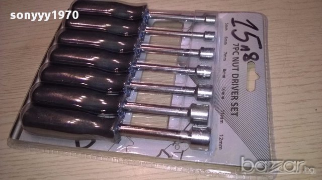 7pc nut for driver set 5-12mm-комплект за гаики-внос щвеицария