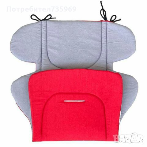 Универсална едноцветна двулицева подложка за количка/столче за кола, снимка 4 - За бебешки колички - 25594632