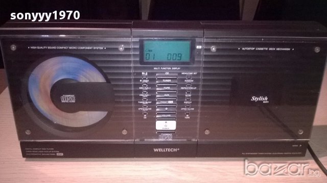 weltech-cd/deck/tuner/amplifier/aux-внос швеицария, снимка 10 - Ресийвъри, усилватели, смесителни пултове - 12665539