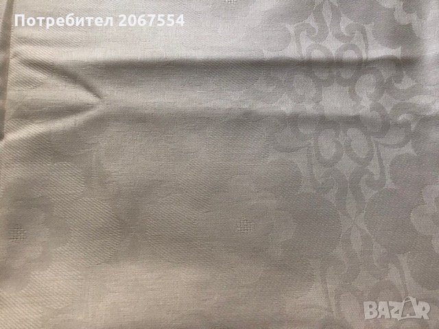 Квадратна бяла покривка за маса - 140 см на 140 см , снимка 3 - Покривки за маси - 25911249
