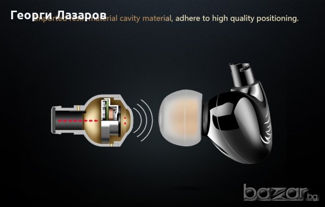 СЛУШАЛКИ С МИКРОФОН Qkz C6 , снимка 3 - Слушалки, hands-free - 21269998