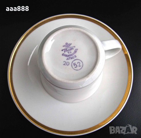 Сервиз за кафе Thun ТК Карловарски порцелан Бохемия, снимка 5 - Сервизи - 23642604