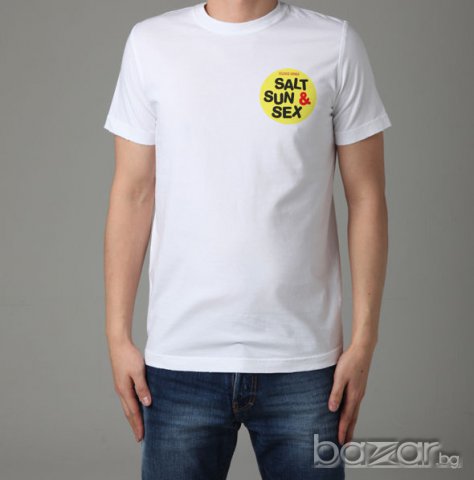 DSQUARED D2 SALT SUN & SEX PRINT Мъжка Тениска size S, снимка 1 - Тениски - 6479662