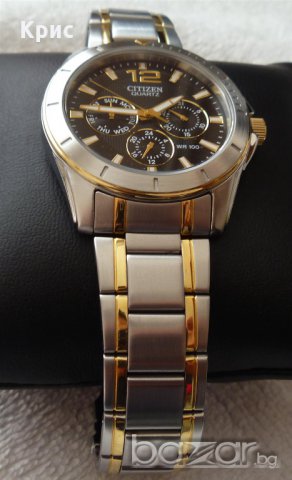Ръчен часовник Цитизен, златни елементи, Citizen Gold Watch AG8304-51E, снимка 4 - Мъжки - 9074154