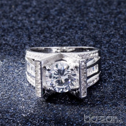 Пръстен с бял сапфир, №59