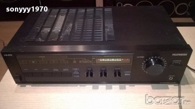 *telefunken ha-870 amplifier made in germany-внос швеицария, снимка 2 - Ресийвъри, усилватели, смесителни пултове - 14198048
