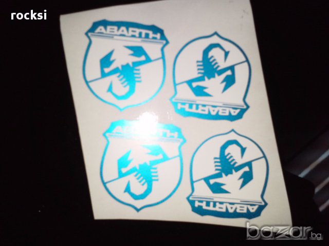 Стикери Абарт, снимка 5 - Аксесоари и консумативи - 14656933