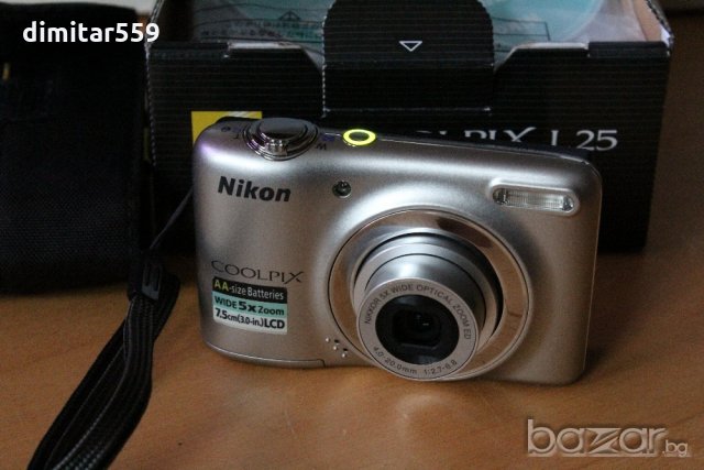 Фотоапарат Nikon Coolpix L25, снимка 7 - Фотоапарати - 20294097