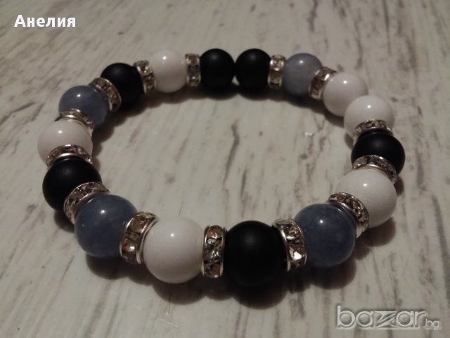 Уникални гривни от естествени камъни, снимка 7 - Гривни - 13556546
