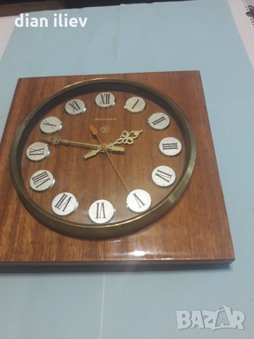 Ретро стенен часовник-Янтар , снимка 17 - Антикварни и старинни предмети - 24301565