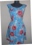Свежа рокля на флорални мотиви , снимка 1 - Рокли - 23955943