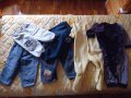 Лот зa 7 лв. от подплатени джинси, анцузи с полар и гащеризони на H&M, снимка 1 - Комплекти за бебе - 12780449