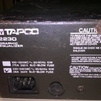 ev tapco 2230 equalizer-made in usa-внос швеицария, снимка 13 - Ресийвъри, усилватели, смесителни пултове - 21816837