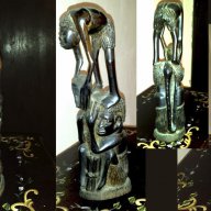Африканска статуетка , снимка 2 - Статуетки - 14664411
