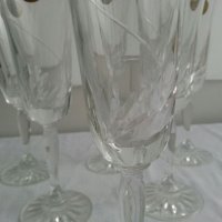 кристални чаши шампанско, снимка 9 - Антикварни и старинни предмети - 23521652