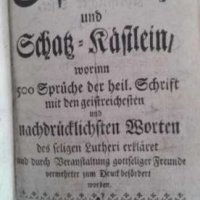 Антични библии от Мартин Лутер 1769, снимка 2 - Антикварни и старинни предмети - 18680989
