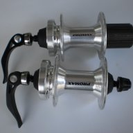 Продавам колела внос от Германия  комплект алуминиеви главини за дискови спирачки Promax, снимка 1 - Части за велосипеди - 10117860