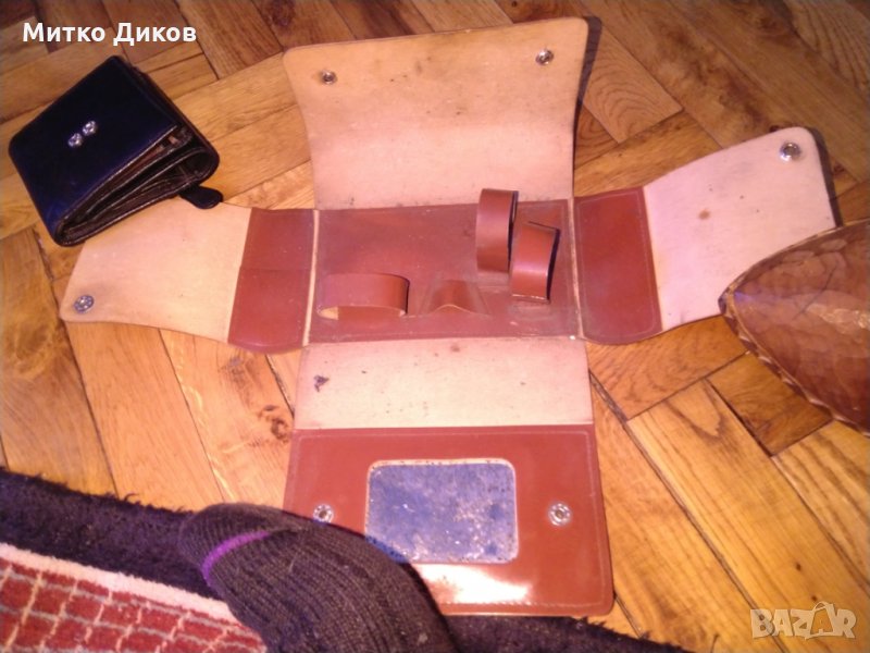 Калъф принадлежности за бръснене от соца-естествена кожа, снимка 1