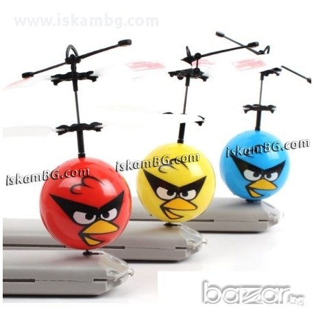 Летящо пиле хеликоптер Angry Birds, снимка 1