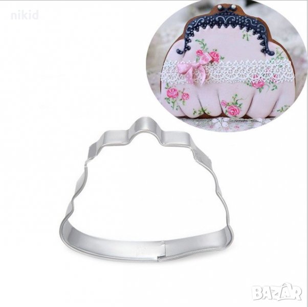 Портмоне Клъч метален резец форма тесто фондан бисквитки декорация украса, снимка 1