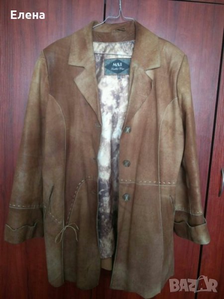 Женско яке от естествена агнешка кожа. Произведено в Турция.Размер L, снимка 1