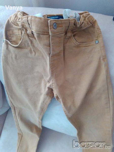 Тютюнев цвят дънки за момче, снимка 1