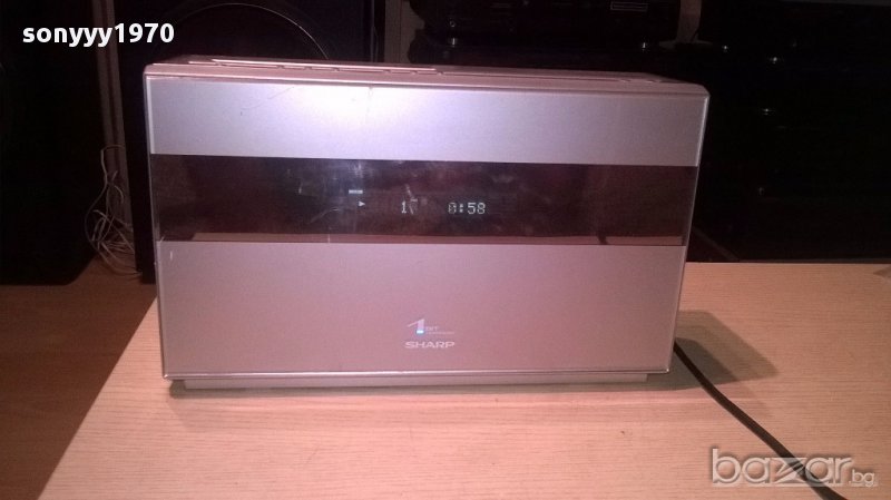 Sharp sd-ex100h cd/tuner rds/amplifier/aux-внос швеицария, снимка 1