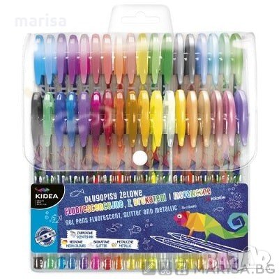 Комплект цветни гел химикали Kidea 36 цвята Код: 063352, снимка 1