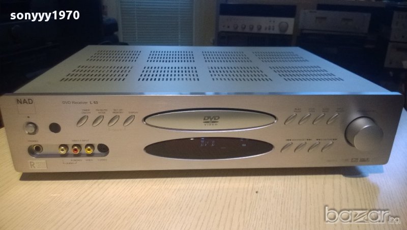 nad l53 dvd receiver-digital output-optical-внос швеицария, снимка 1
