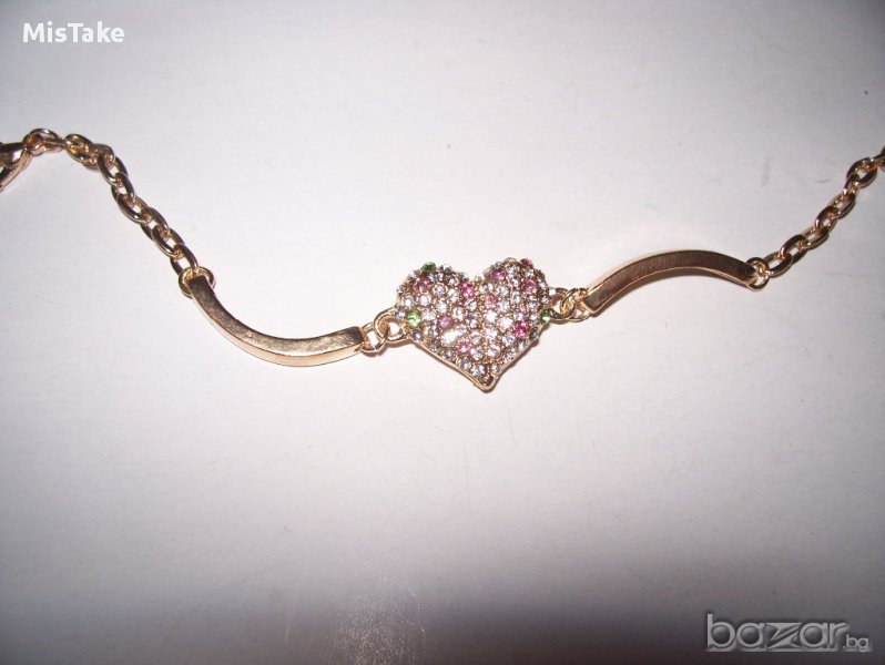 дамска гривна сърце, снимка 1