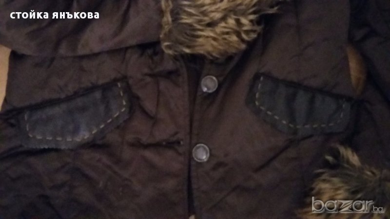 продавам дамско яке тъмно кафяво , снимка 1