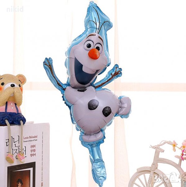 Олаф от Замръзналото Кралство малък фолио фолиев балон хелий или въздух парти рожден ден , снимка 1