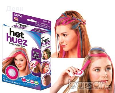 0774 Боядисване на цветни кичури Hot Huez, снимка 1