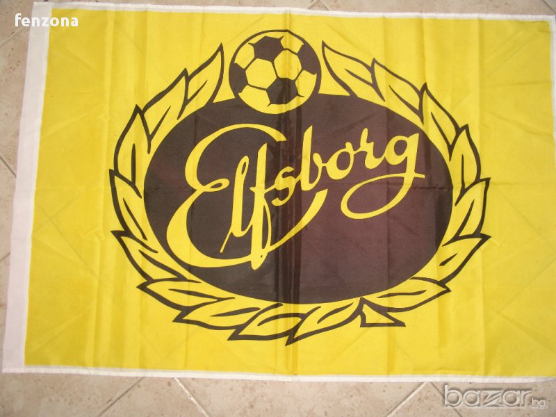 IF Elfsborg Знаме 60/90см, снимка 1