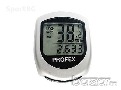 Вело-компютър за велосипед Profex 15 функции / километраж / 0075, снимка 1