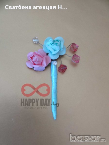 Сватбани бутониери - бутониера за ревер Ксилиония, снимка 1