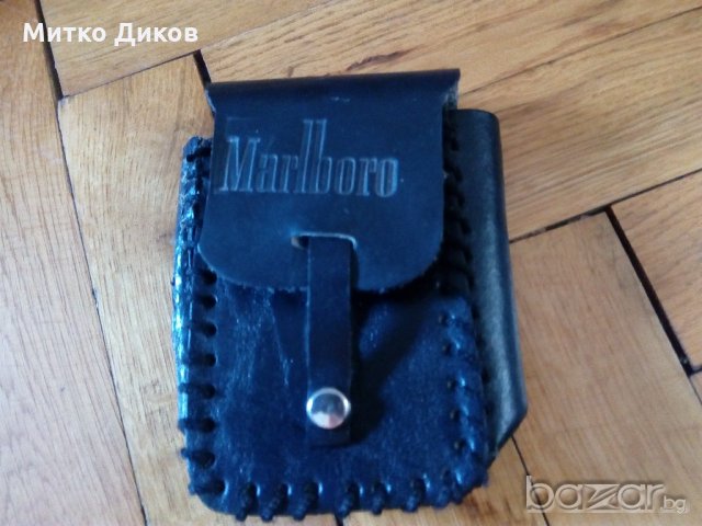 Кожена чантичка за колан Марлборо-естествена кожа, снимка 1