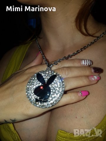 Синджир Playboy, снимка 3 - Колиета, медальони, синджири - 25238206