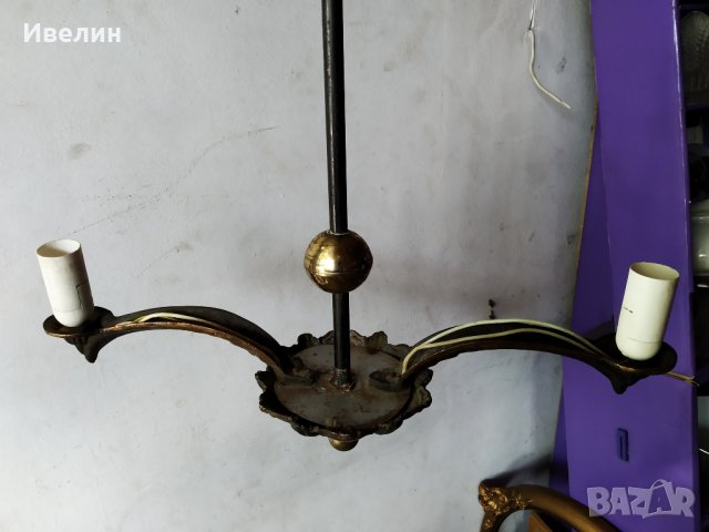 бароков полилей от бронз, снимка 3 - Полилеи - 26023916