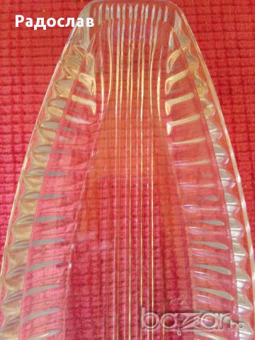 Руска чиния/плато от дебело стъкло, снимка 3 - Чинии - 17730422