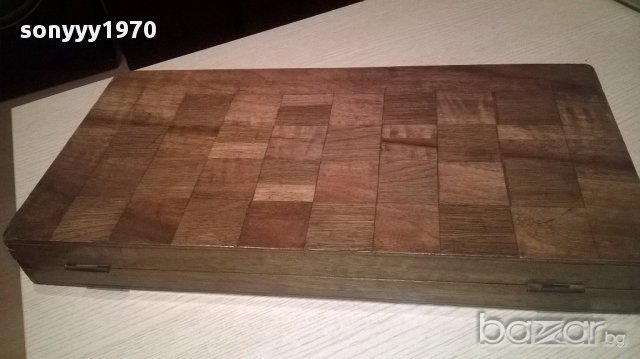 много стара табла-ретро кутия дърво фурнир 50х50см, снимка 10 - Антикварни и старинни предмети - 14673865