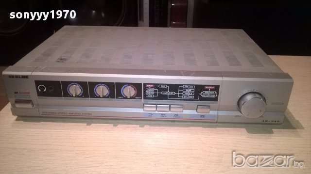 Elbe am-260 stereo amplifier-made in korea-внос швеицария, снимка 3 - Ресийвъри, усилватели, смесителни пултове - 14496950