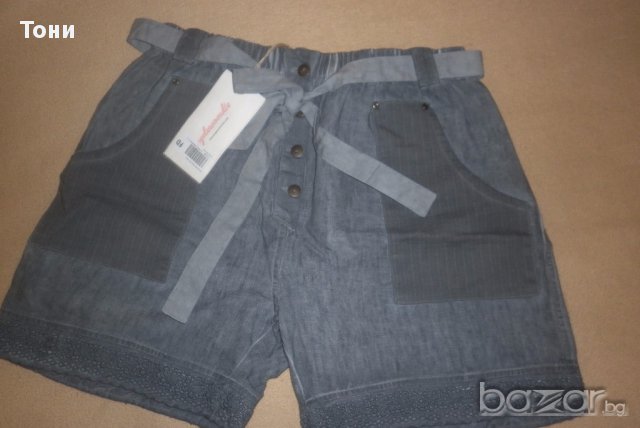 Къси панталонки 100% лен / памук , снимка 2 - Къси панталони и бермуди - 13694135
