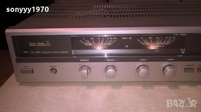 dual cv1260 amplifier-made in japan-2x80w-внос швеицария, снимка 10 - Ресийвъри, усилватели, смесителни пултове - 21946304