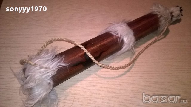 Стрели комплект с кобур от бамбук-58см-внос швеицария, снимка 10 - Антикварни и старинни предмети - 17103527