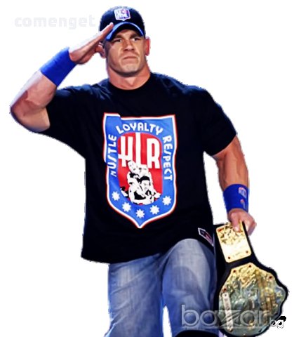 WWE! Детски кеч тениски на Джон Сина / John Cena HUSTLE RESPECT! Поръчай модел с твоя снимка, снимка 2 - Детски тениски и потници - 11389521