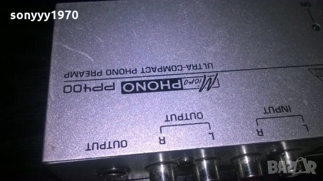 behringer-phono preamplifier-внос швеция, снимка 3 - Ресийвъри, усилватели, смесителни пултове - 25731127