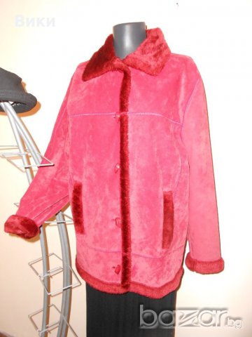 Дамско червено  зимно палто , снимка 3 - Палта, манта - 20824554