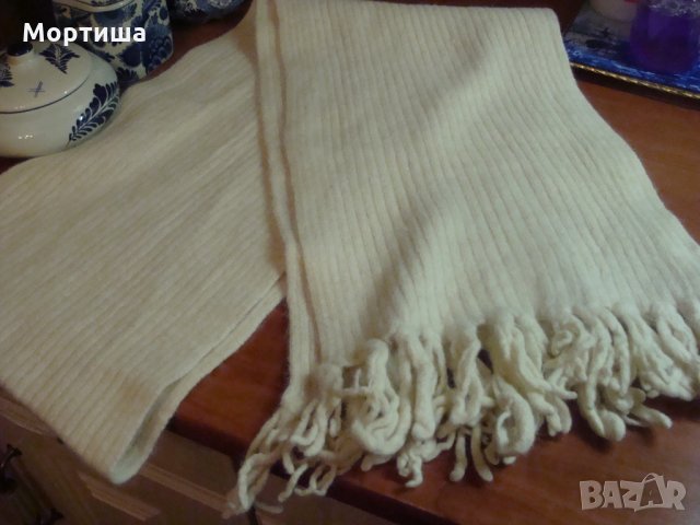 Tommy Hilfiger оригинален шал лама вълна и ангора 