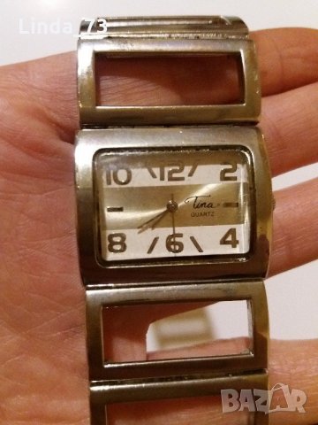 Дам.часовник-"TINA"-кварц-Miyota. Закупен от Германия., снимка 1 - Дамски - 21366533